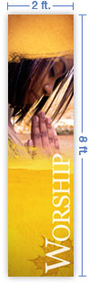 2x8 Vertical Banner