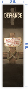 2x8 Vertical Church Banner of King of the Jews