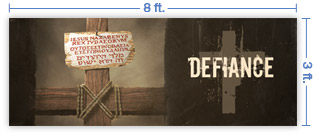 8x3 Horizontal Church Banner of King of the Jews